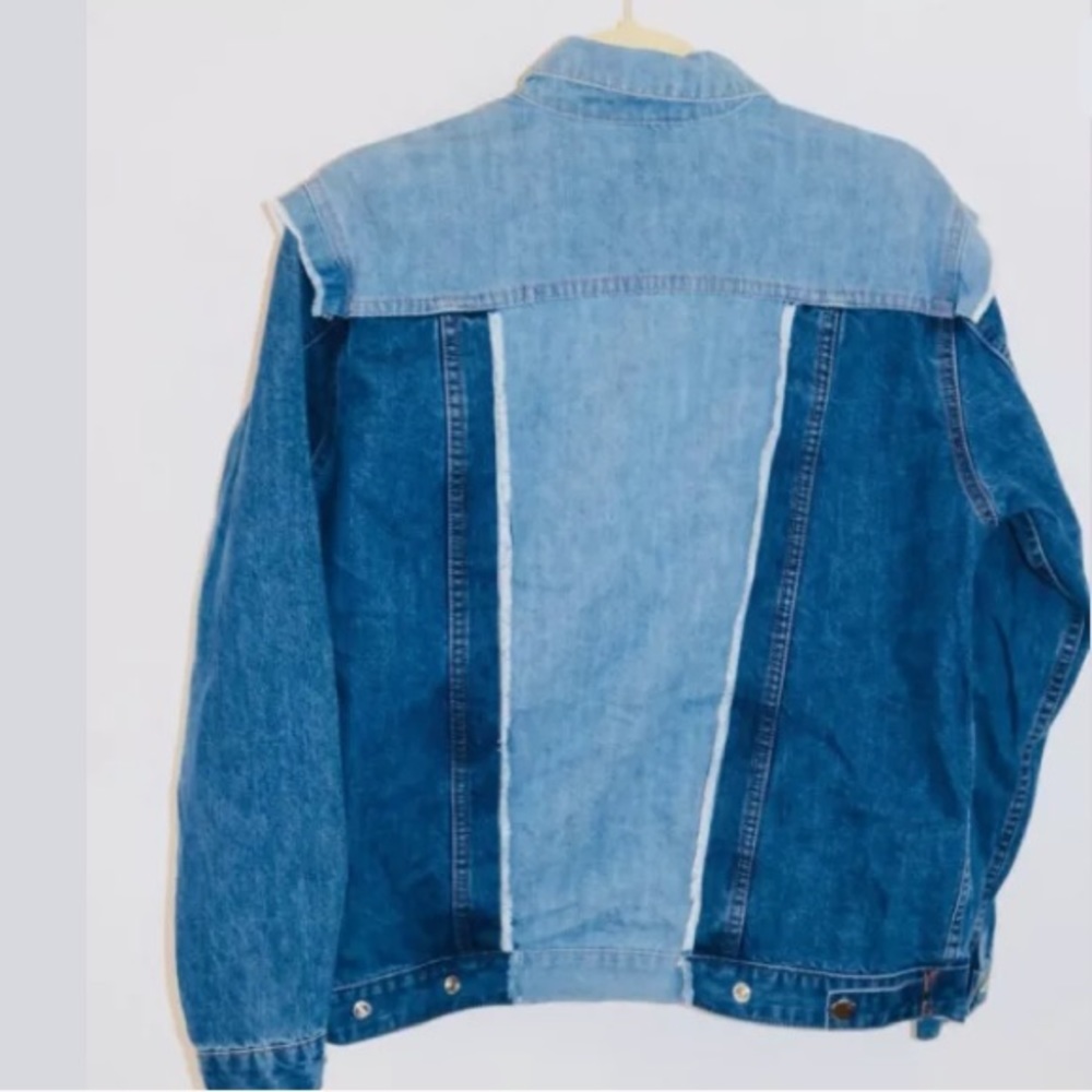 Rd Style Patchwork Denim Jacket Nwt Medium - image 3